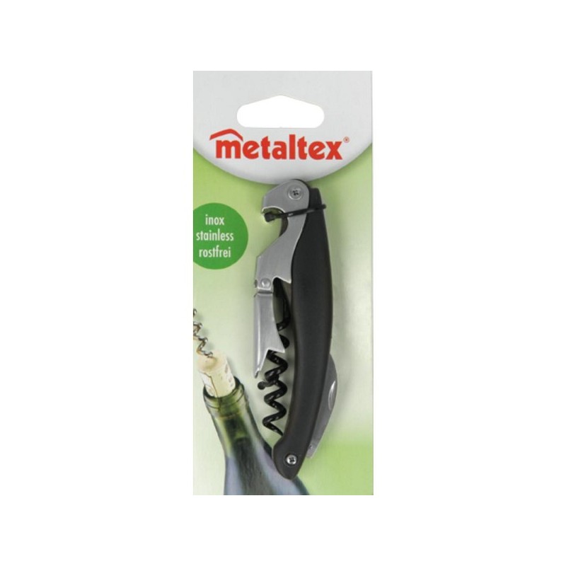 Tire-bouchon Metaltex avec 3 fonctions
