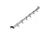Metaltex Ophangrek met 6 haken voor keukenhulpen RVS 37cm