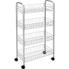 Metaltex Stock chariot Pisa 4 paniers 41x23x84cm gris