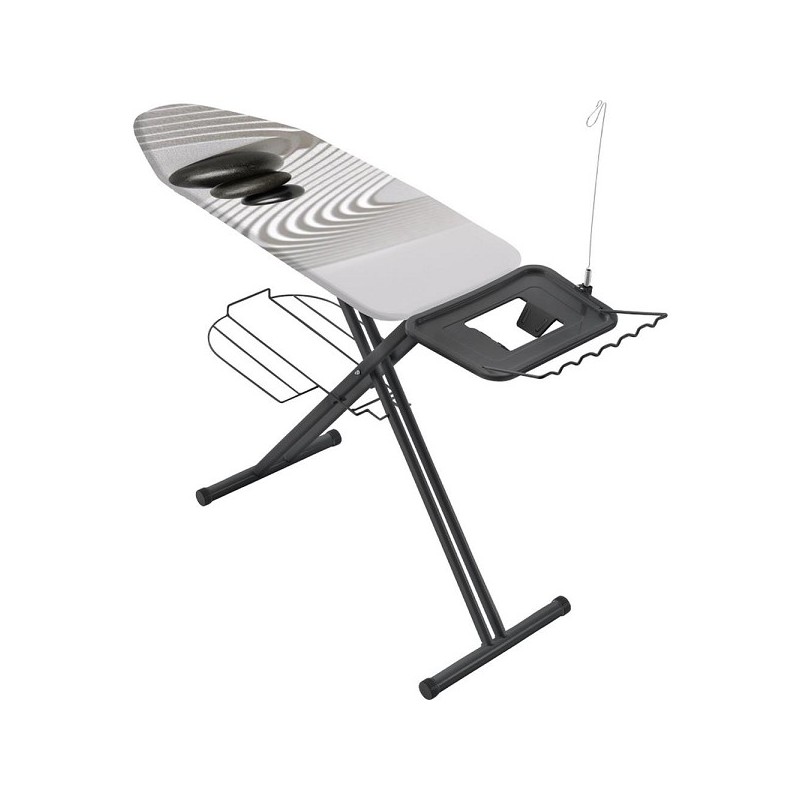 Metaltex Avior strijktafel strijkoppervlakte 125x45cm matzwart