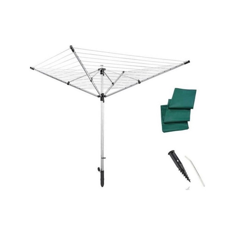 Corde à linge rotative Leifheit Linolift 600 60 m avec housse de