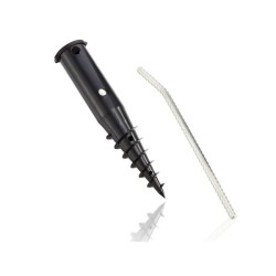 Ancrage au sol pour corde à linge rotative Leifheit avec tige