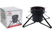 Support pour sapin de Noël Medium métal noir