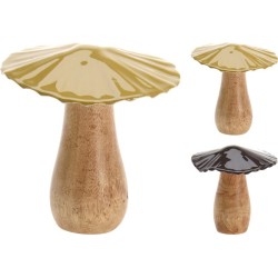 Champignon bois de manguier 11x8cm