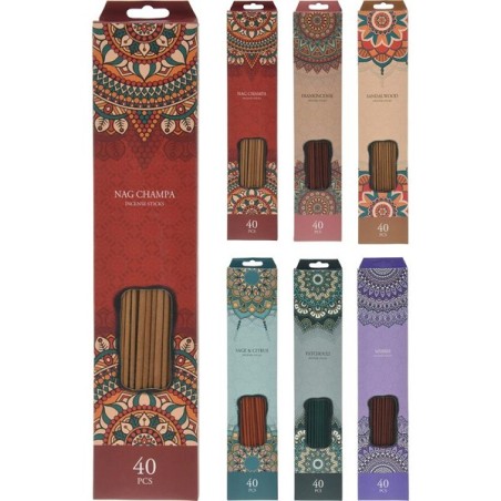 Encens bâtons lot de 40 bâtons
