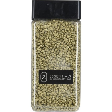 Pierres de décoration couleur or en pot 550ml