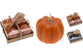 Bougies citrouilles lot de 4 pièces