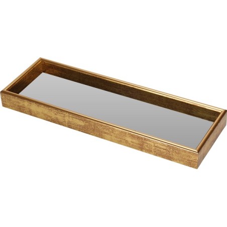 Dienblad met spiegel 30x10cm antiek finish