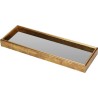 Dienblad met spiegel 30x10cm antiek finish