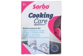 Sorbo Cooking Care keukenspons krasvrij set a 2 stuks