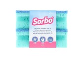 Sorbo Schuursponsen zacht XL krasvrij 11,5x6x4cm set a 2 stuks