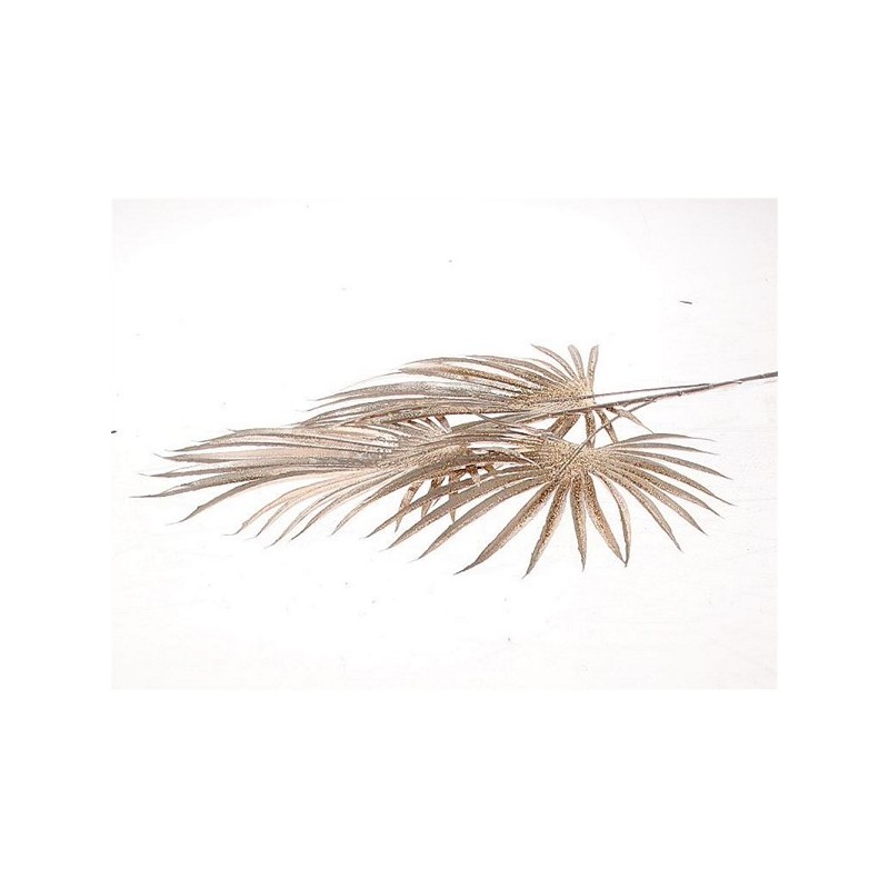 HBX natural living Branche artificielle Areca Carpus H72cm couleur champagne