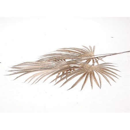 HBX natural living Branche artificielle Areca Carpus H72cm couleur champagne