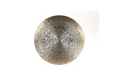 HBX natural living Onderbord kunststof Ø33xh2cm goud