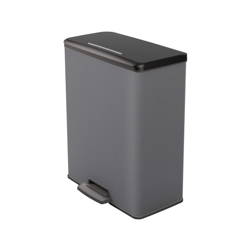 Poubelle à pédale Curver Deco Bin 65L Cool Grey