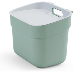 Poubelle Curver Prête à Collecter - GFT - 5L Vert/Gris clair