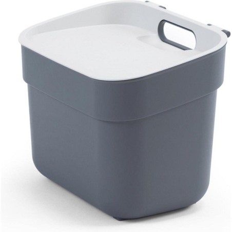 Poubelle Curver Prête à Collecter - GFT - 5L Gris foncé / Gris clair