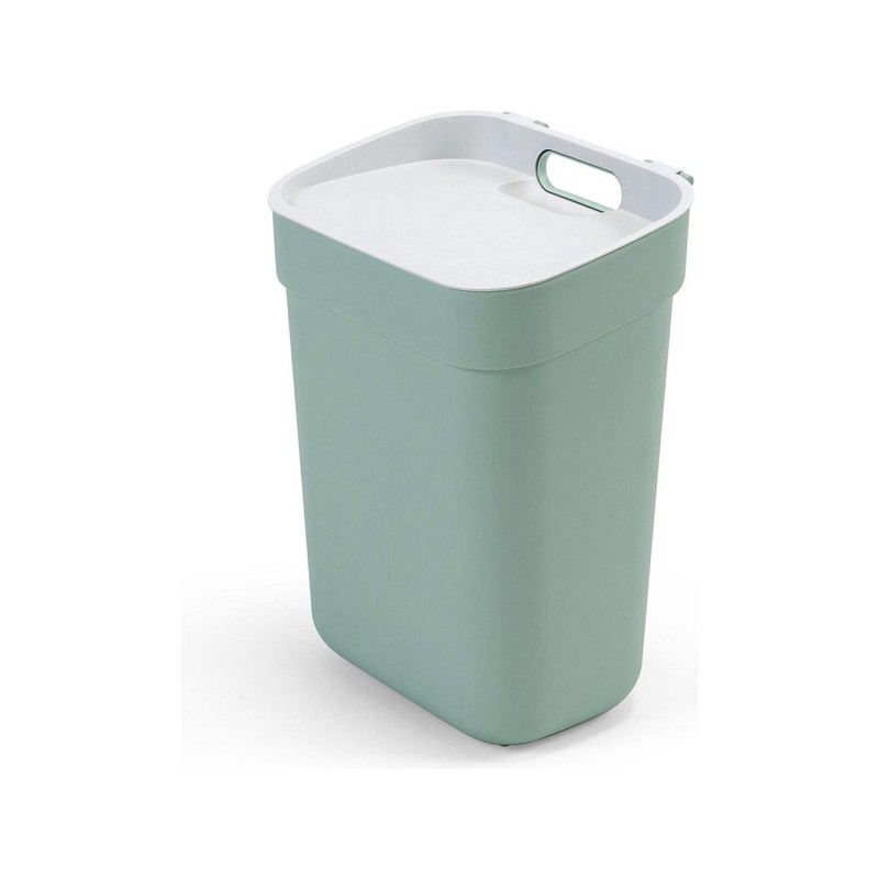 Curver Poubelle Prête à Collecter 10L Vert/Gris clair