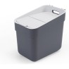 Curver Poubelle Prête à Collecter 20L Gris foncé / Gris clair