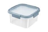 Curver Smart Fresh Eco Vershoudbakje Vierkant 1,1L Smokey Grey/Transparant
