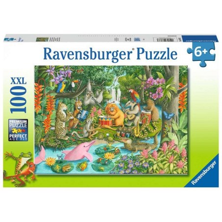 Ravensburger Puzzle L'orchestre de la jungle 100 pièces XXL
