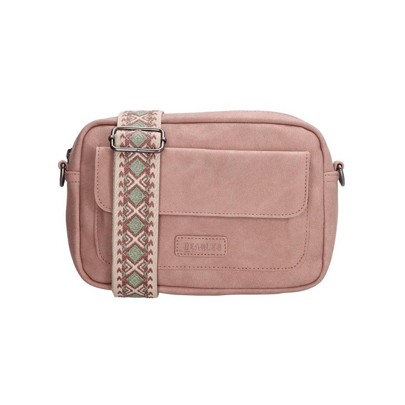 Sac bandoulière Beagles Malaga rose clair