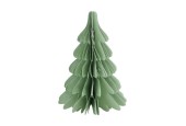 Kerstboom papier 12x12x18cm licht groen