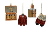 Decoris Pendentif de Noël en plastique Accessoires pour hommes