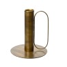 Decoris Kandelaar op voet metaal Goud H8cm B8cm