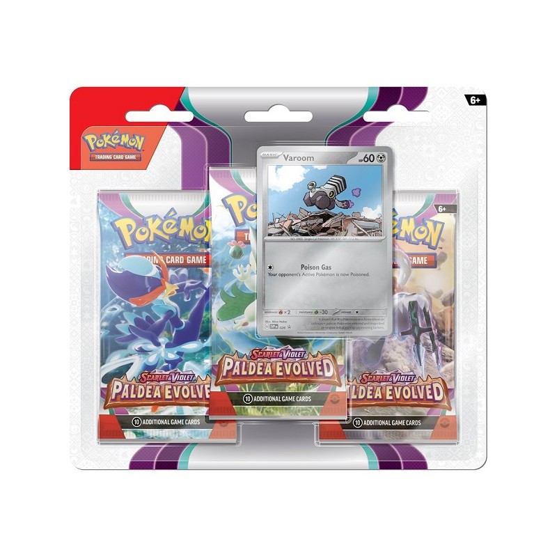 Pokémon TCG Scarlet & Violet Paldea Evolved 3 Booster Blister