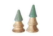 Boltze Home Sapin de Noël décoratif Padise en bois de manguie