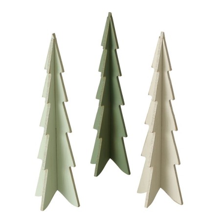Boltze Home Sapin de Noël décoratif Teodor MDF H26cm en