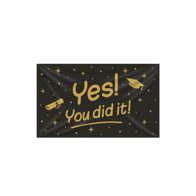 Drapeau de façade XXL Paperdreams - Vous l'avez fait !