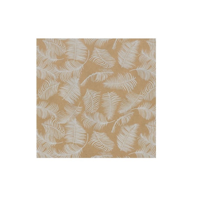 Rouleau de comptoir 30cm Plumes blanches 200m