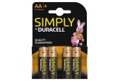 Duracell AA batterij LR6 MN1500 1,5V Doos a 20 blisters a 4 stuks