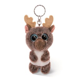 NICI Glubschis porte-clés Renne Cacao-Fée 9cm