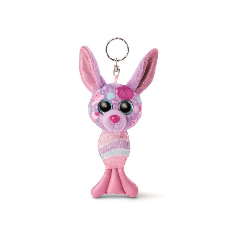 NICI Glubschis porte-clés Sirène lapin Shellina 12cm