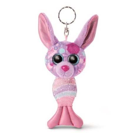 NICI Glubschis porte-clés Sirène lapin Shellina 12cm