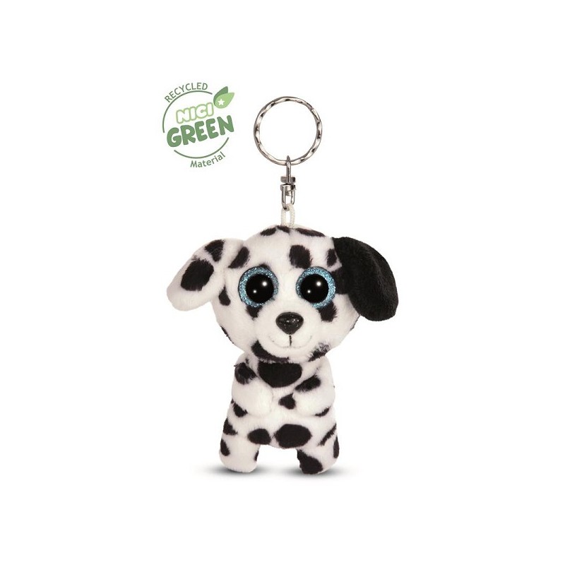 NICI Green Glubschis sleutelhanger Dalmatiër Dottino 9cm