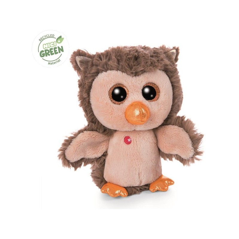 NICI Green Glubschis peluche hibou Twila 15cm collection Vert