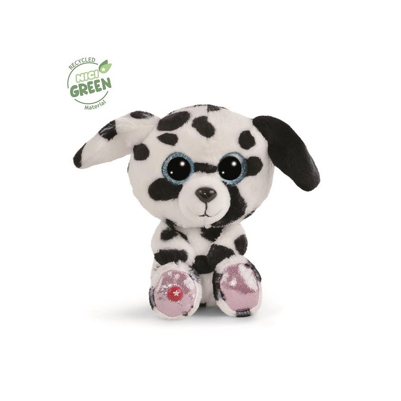 NICI Glubschis peluche Dalmatien Dottino 15cm collection Vert