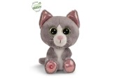 NICI Glubschis peluche Chat gris Felinja 15cm Collection Vert