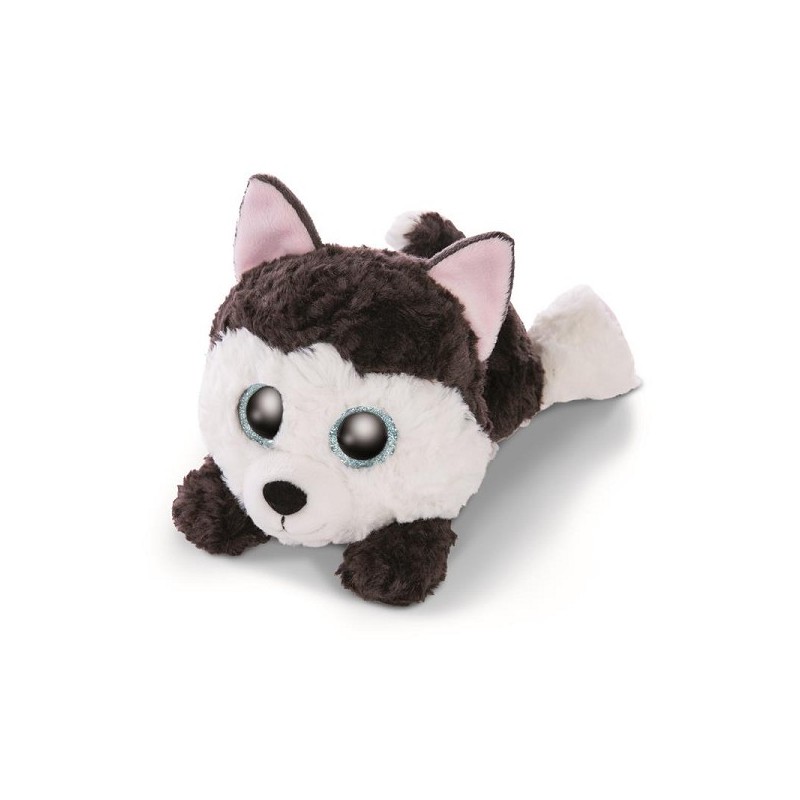 NICI Glubschis peluche husky couché Barkley 25cm