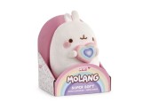 NICI peluche Molang 16cm coeur arc-en-ciel