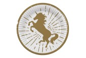 Assiettes en papier Licorne set de 10 pièces Ø23cm