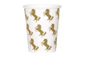 Gobelets en carton Licorne set de 10 pièces 21cl