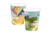 Gobelets en papier Dino party set 10 pièces 21cl