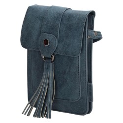 Beagles carral sac de téléphone jeans bleu