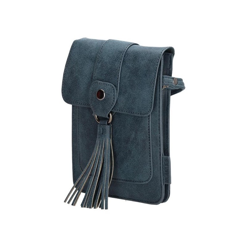 Beagles carral sac de téléphone jeans bleu