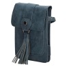 Beagles carral sac de téléphone jeans bleu